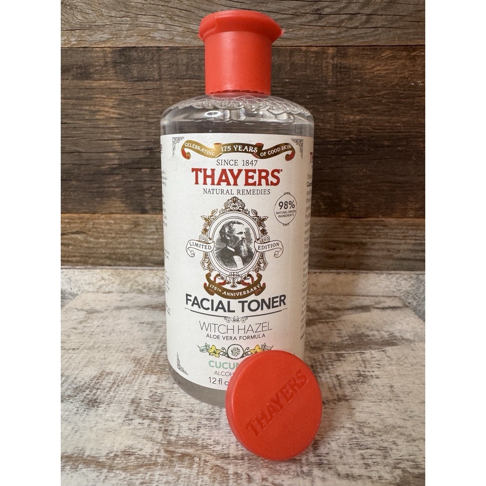 Thayers Witch Hazel Cucumber Toner 12 oz — Broken Cap but Sealed | MSRP = $17